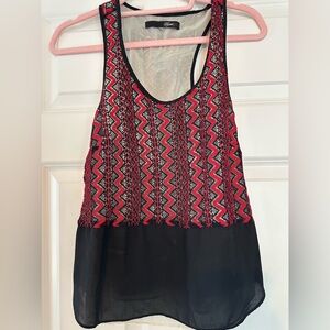 Sugarlips Red White & Black Tank